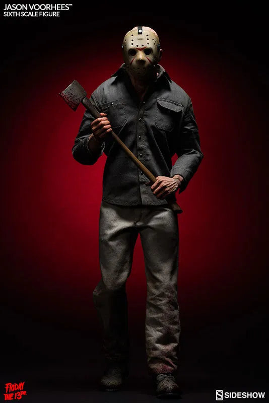 Friday the 13th PART3 1/6 Scale Figure - SideShow Sixth Scale: Jason Vorheesㅤ – Sideshow Collectibles – ActionFigureBrasil