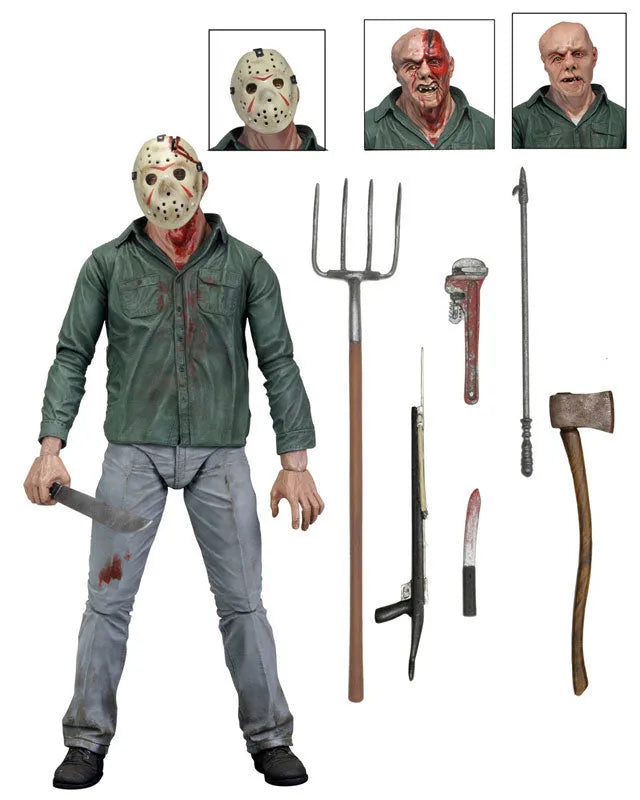 Friday the 13th PART3 - Jason Voorhees Ultimate 7 Inch Action Figureㅤ – NECA – ActionFigureBrasil
