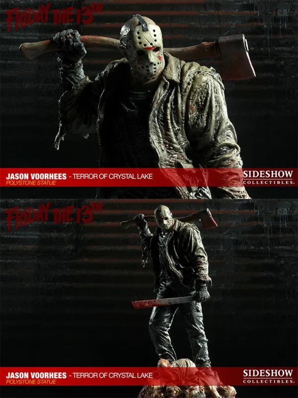 Friday the 13th - Statue: Jason Voorhees (The Terror of Crystal Lake)ㅤ – Sideshow Collectibles – ActionFigureBrasil