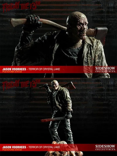 Friday the 13th - Statue: Jason Voorhees (The Terror of Crystal Lake)ㅤ – Sideshow Collectibles – ActionFigureBrasil — embalagem