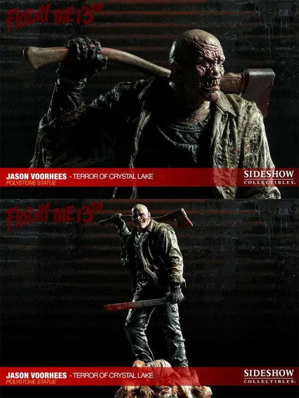 Friday the 13th - Statue: Jason Voorhees (The Terror of Crystal Lake)ㅤ – Sideshow Collectibles – ActionFigureBrasil