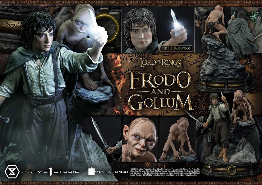 Frodo & Gollum (Regular Version) The Lord of the Rings: The Return of the King (Film) – Prime1Studio – ActionFigure Brasil