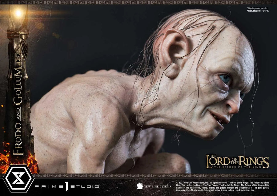 Frodo & Gollum (Regular Version) The Lord of the Rings: The Return of the King (Film) – Prime1Studio – ActionFigure Brasil