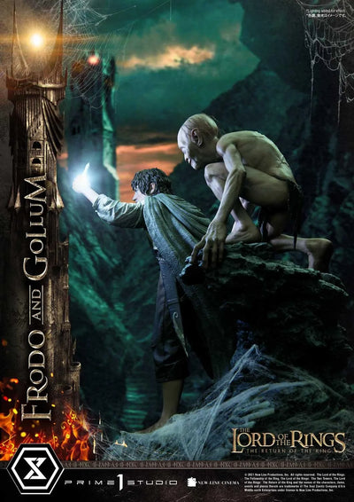 Frodo & Gollum (Regular Version) The Lord of the Rings: The Return of the King (Film) – Prime1Studio – ActionFigure Brasil