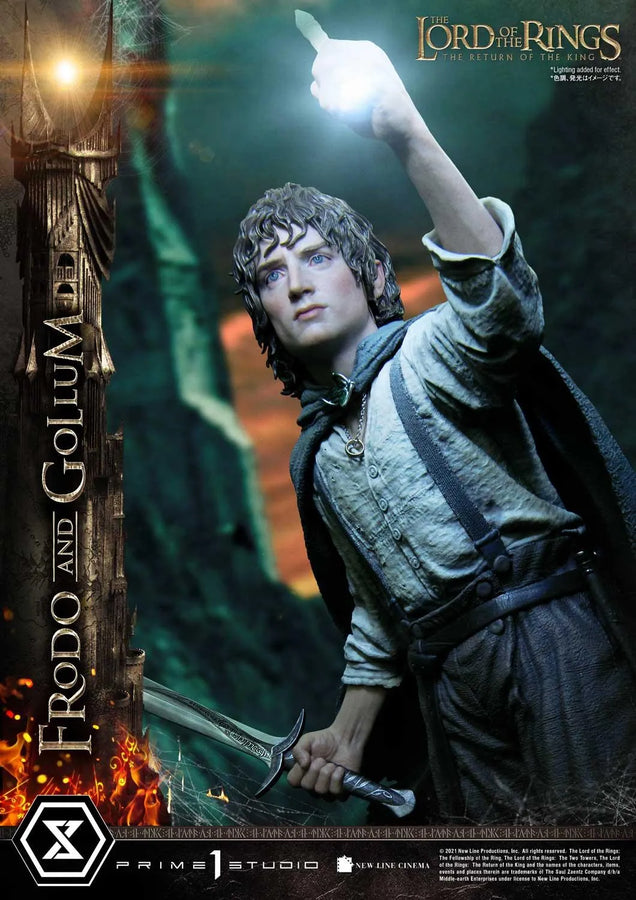 Frodo & Gollum (Regular Version) The Lord of the Rings: The Return of the King (Film) – Prime1Studio – ActionFigure Brasil
