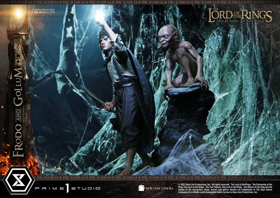 Frodo & Gollum (Regular Version) The Lord of the Rings: The Return of the King (Film) – Prime1Studio – ActionFigure Brasil