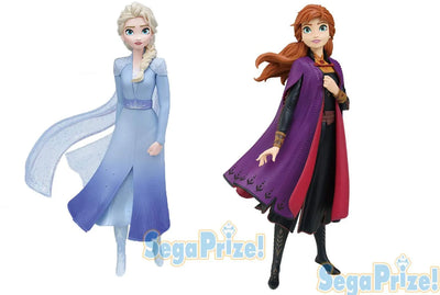Frozen 2 - Elsa - Anna - Sega Disney Prize - Set of 2 Figures (SEGA)ㅤ – SEGA – ActionFigureBrasil