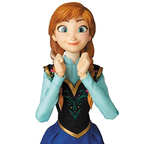 Frozen - Anna - Real Action Heroes No.728 - 1/6 (Medicom Toy)ㅤ – Medicom Toy – ActionFigureBrasil