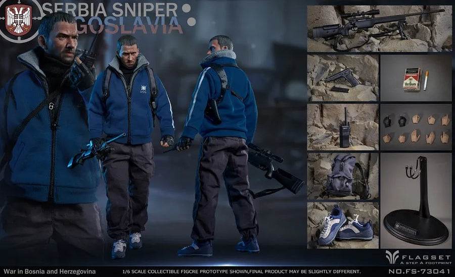 FS-73041 - Serbia Sniper - 1/6 (Flagset)ㅤ – Flagset – ActionFigureBrasil