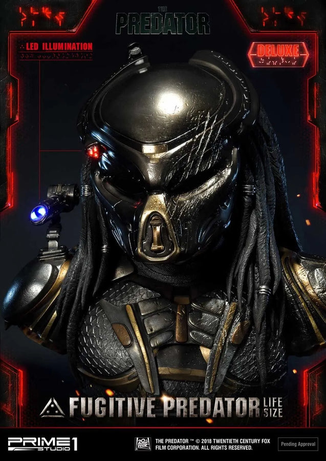 Fugitive Predator (Deluxe Version) The Predator (Film) – Prime1Studio – ActionFigure Brasil