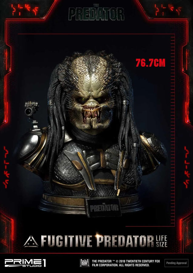 Fugitive Predator (Deluxe Version) The Predator (Film) – Prime1Studio – ActionFigure Brasil
