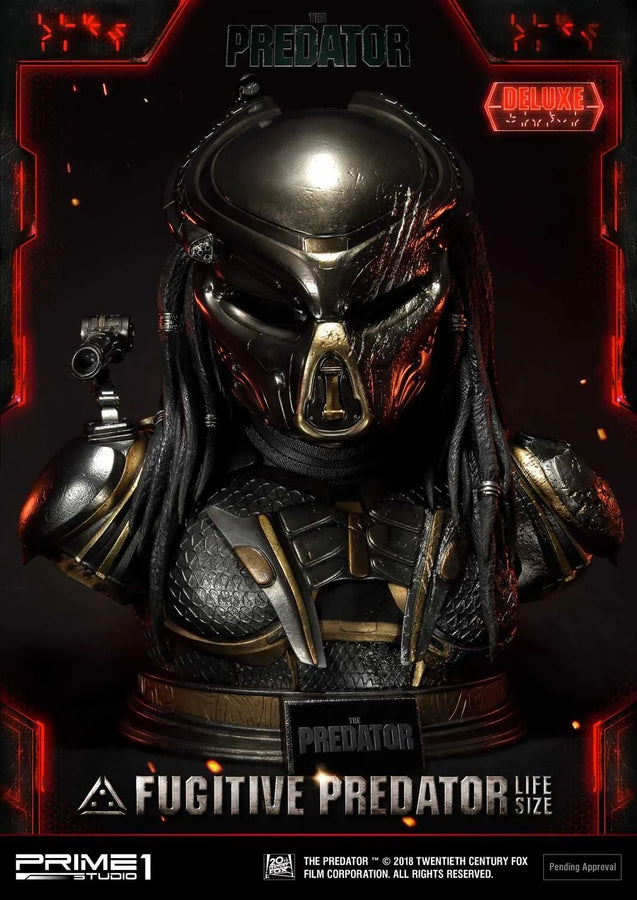Fugitive Predator (Deluxe Version) The Predator (Film) – Prime1Studio – ActionFigure Brasil