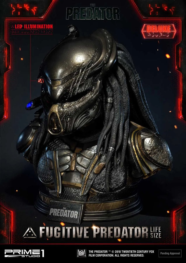 Fugitive Predator (Deluxe Version) The Predator (Film) – Prime1Studio – ActionFigure Brasil