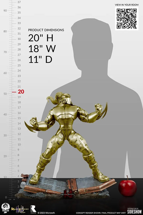 Fulgore: Gold Variant - LIMITED EDITION: 350 (Gold Edition) – PCS – ActionFigure Brasil