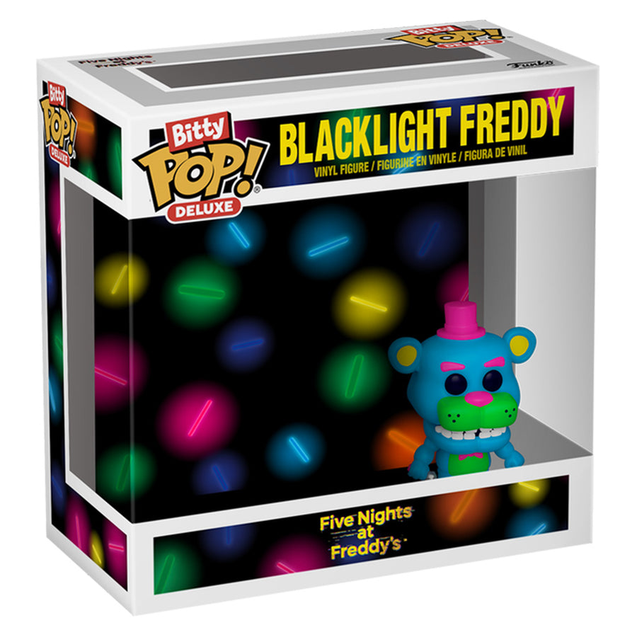 FUNKO BITTY DELUXE FIVE NIGHT'S AT FREDDY'S - BLACKLIGHT FREDDY (84872) BRINDE
