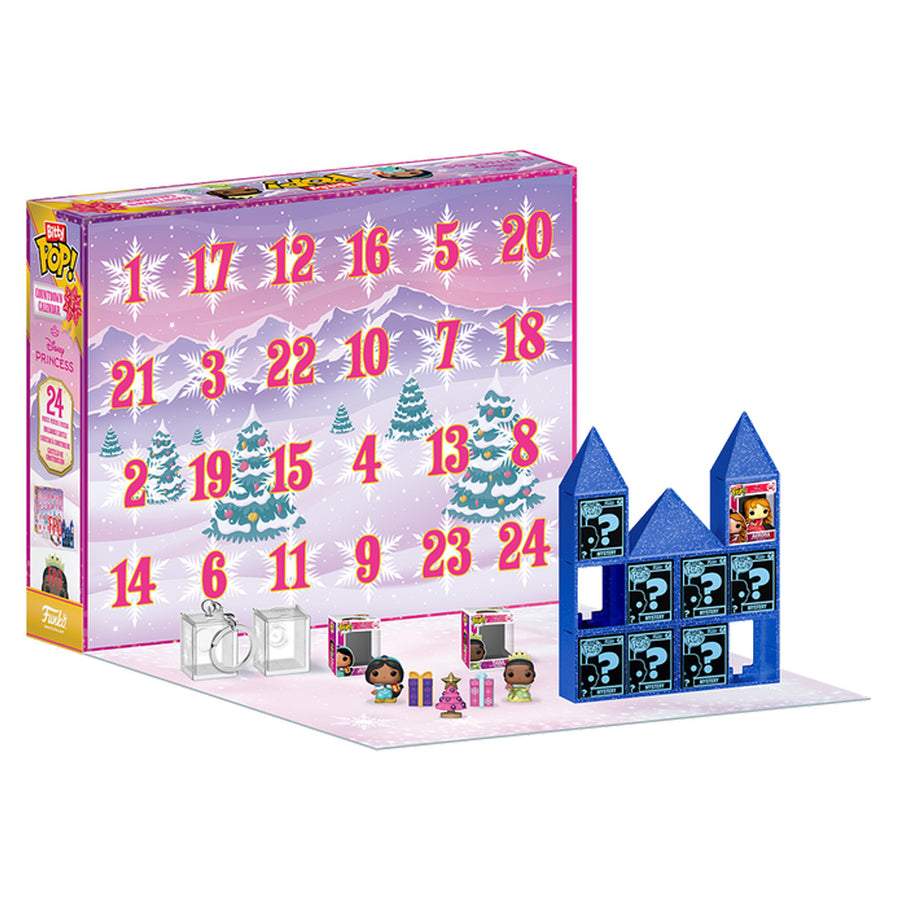 FUNKO BITTY POP DISNEY COUNTDOWN CALENDER - PRINCESS HOLIDAY (87001) BRINDE