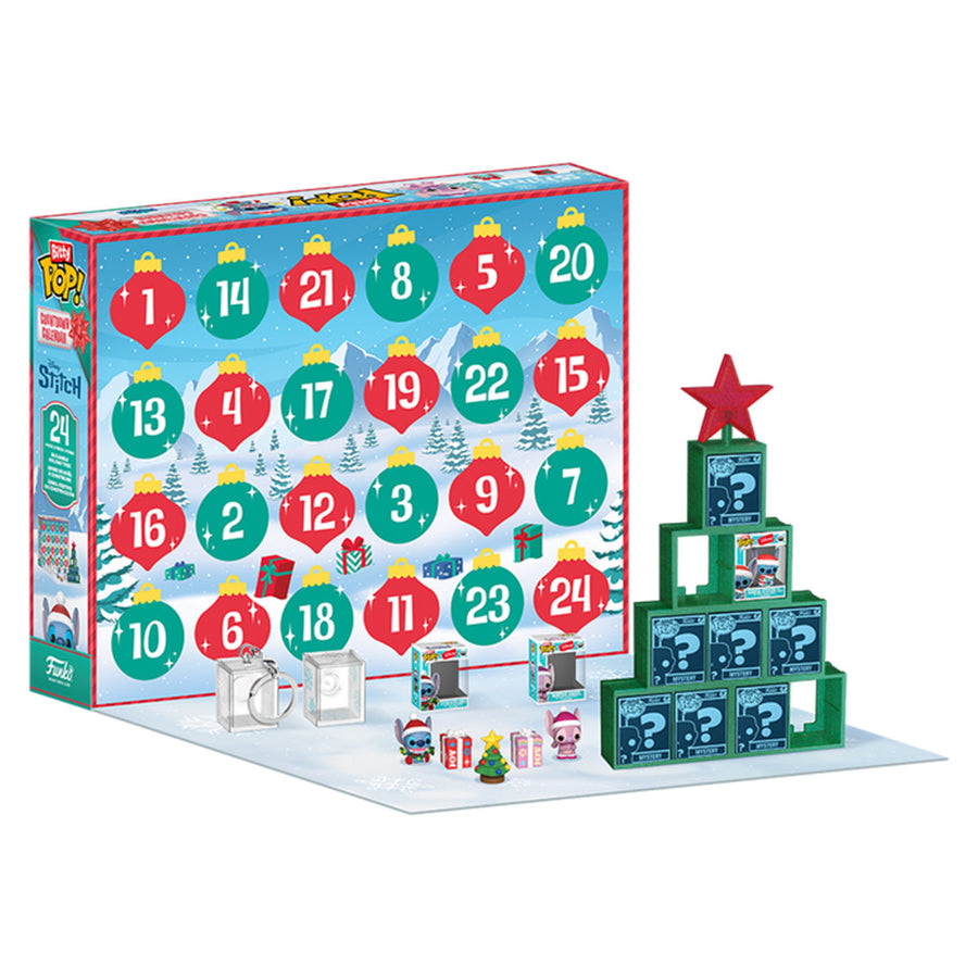 FUNKO BITTY POP DISNEY COUNTDOWN CALENDER - STITCH HOLIDAY (87002) BRINDE