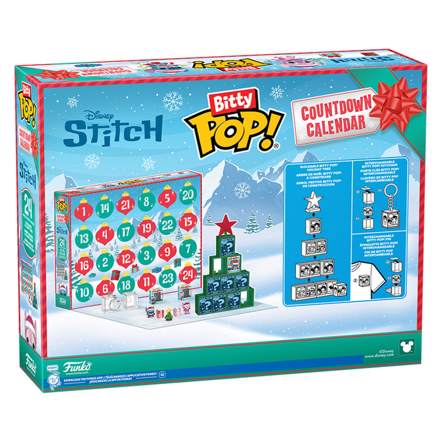 FUNKO BITTY POP DISNEY COUNTDOWN CALENDER - STITCH HOLIDAY (87002)