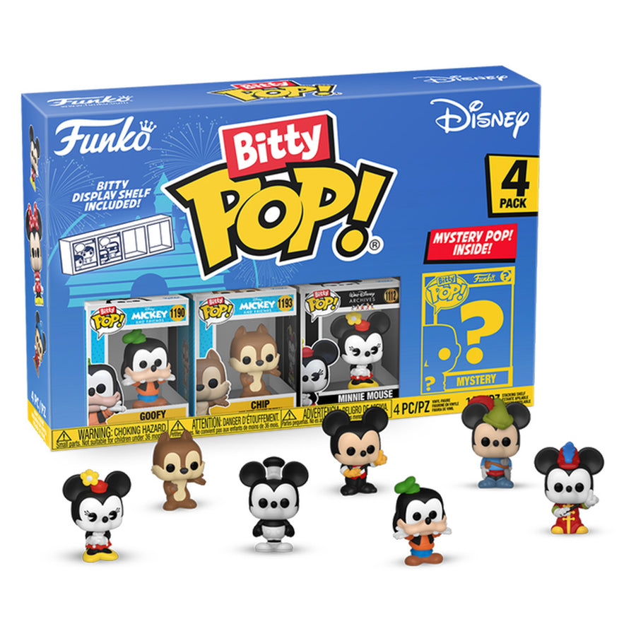 FUNKO BITTY POP DISNEY GOOFY 4-PACK (71322) BRINDE