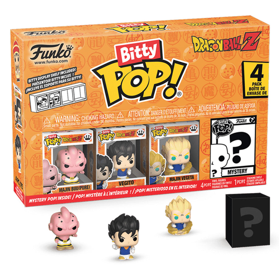 FUNKO BITTY POP DRAGON BALL Z - KID BUU 4-PACK (73025) BRINDE