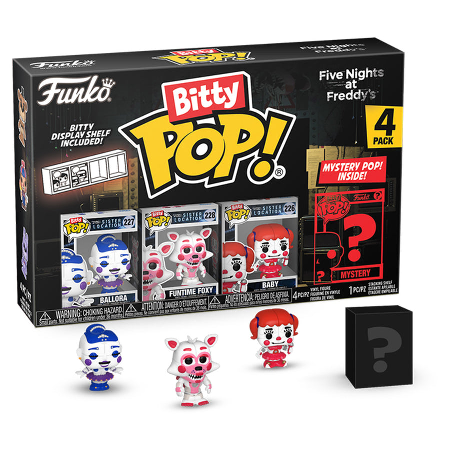 FUNKO BITTY POP FIVE NIGHTS AT FREDDY'S - BALLORA 4-PACK (73044) BRINDE