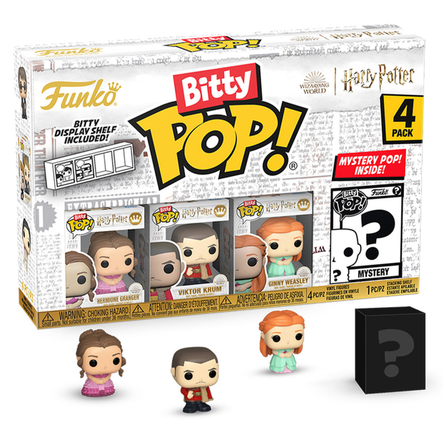 FUNKO BITTY POP HARRY POTTER AND THE GOBLETS OF FIRE - HERMIONE 4-PACK (83655) BRINDE