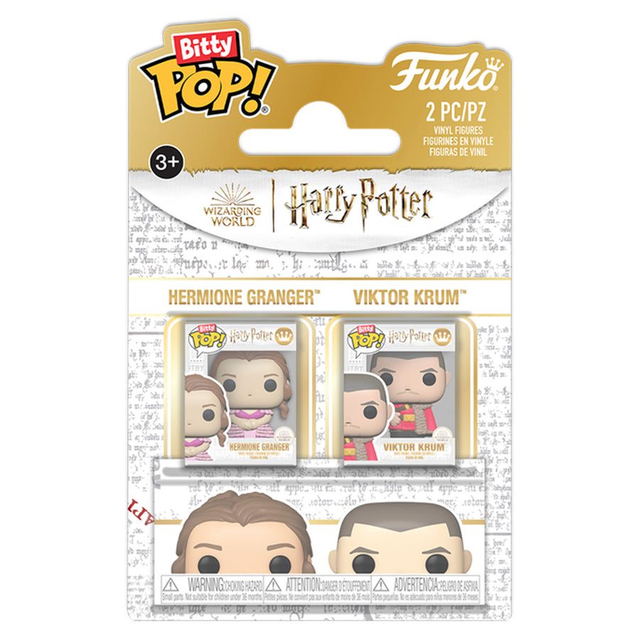 FUNKO BITTY POP HARRY POTTER - HERMIONE GRANGER & VIKTOR KRUM 2-PACK (88941) BRINDE