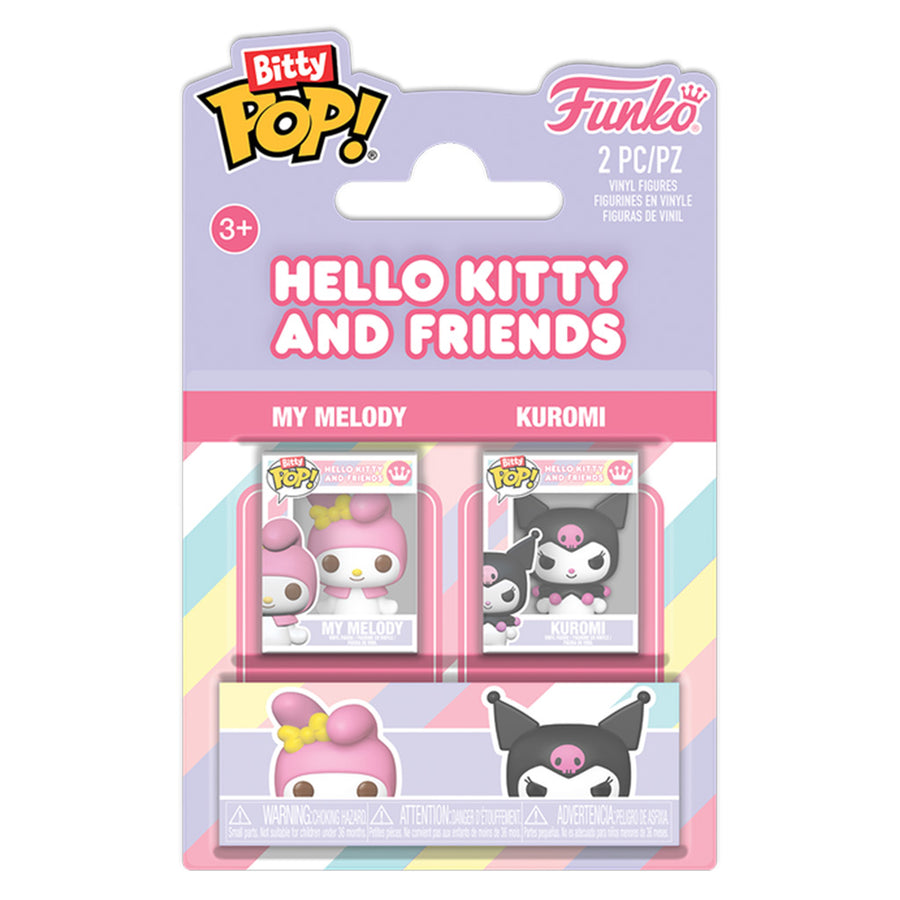 FUNKO BITTY POP MY MELODY & KUROMI 2-PACK (88929) BRINDE