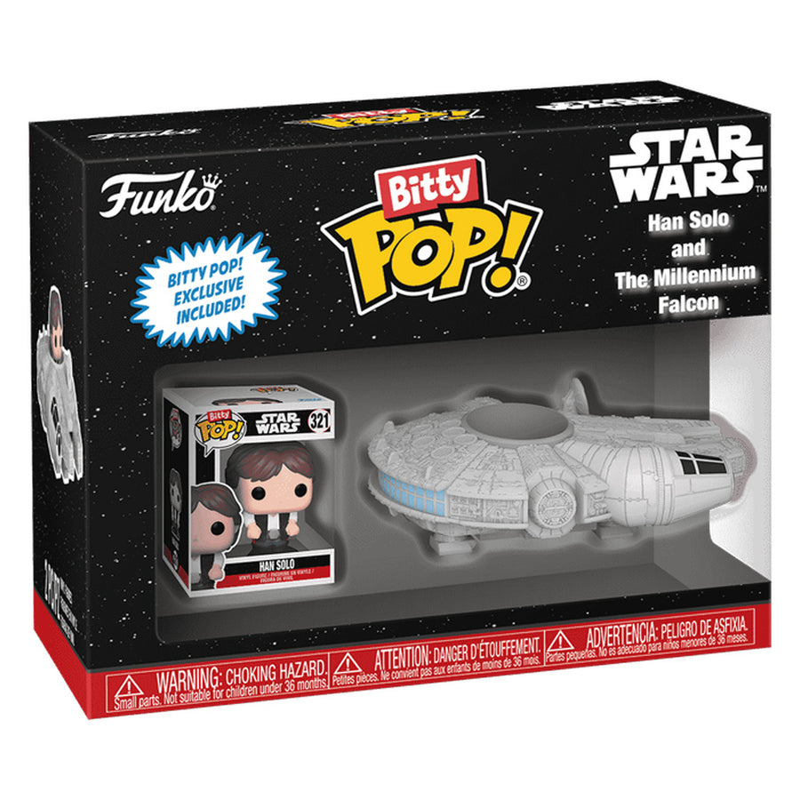 FUNKO BITTY POP RIDES STAR WARS - HAN SOLO AND THE MILLENNIUM FALCON (83623)
