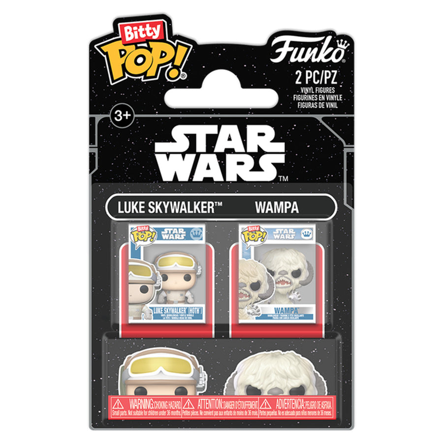 FUNKO BITTY POP STAR WARS - LUKE SKYWALKER & WAMPA 2-PACK (88943)