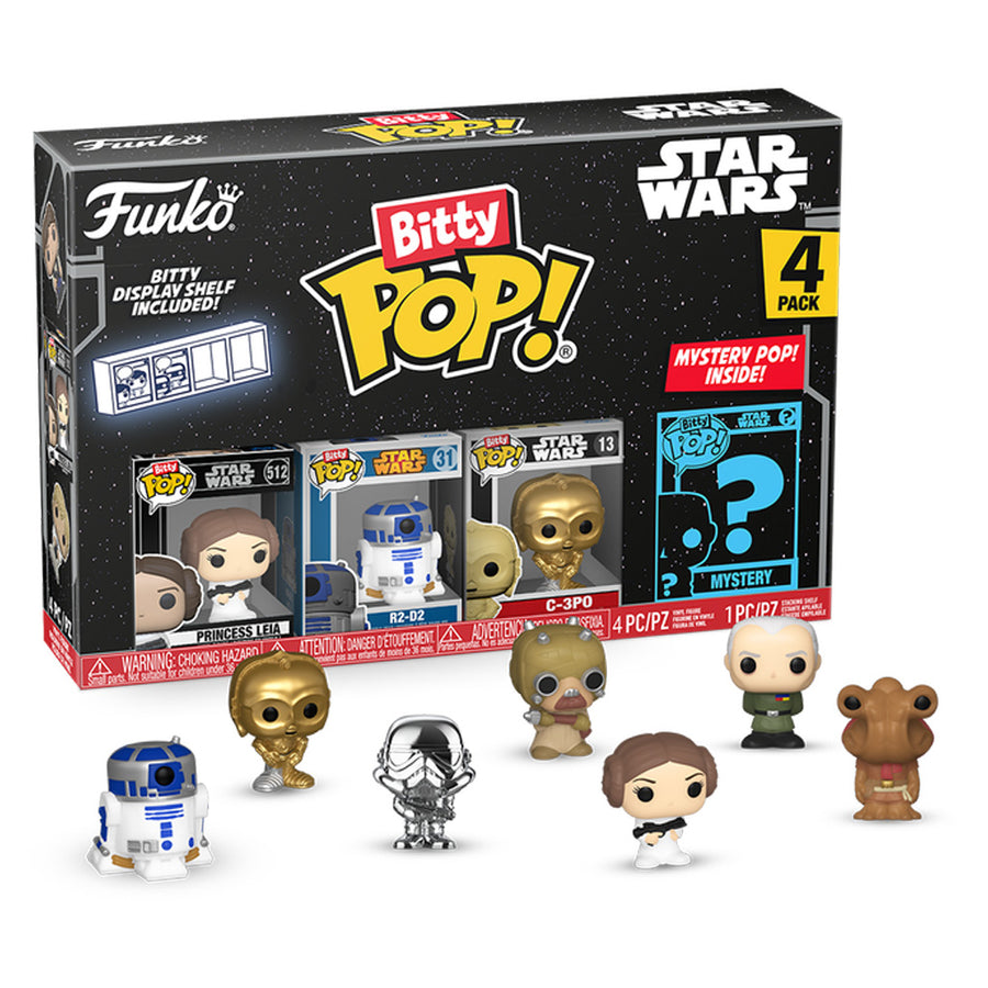 FUNKO BITTY POP STAR WARS - PRINCESS LEIA 4-PACK (71512)