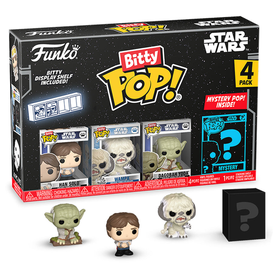 FUNKO BITTY POP STAR WARS: THE EMPIRE STRIKES BACK - HAN SOLO 4-PACK (83670) BRINDE