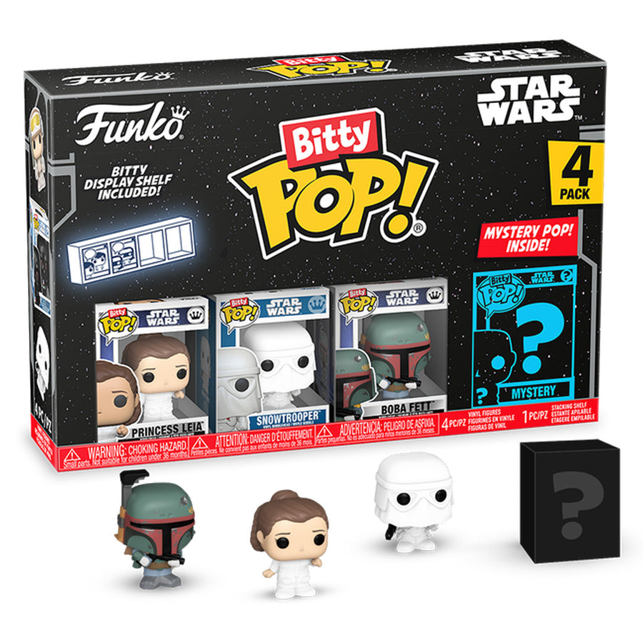 FUNKO BITTY POP STAR WARS: THE EMPIRE STRIKES BACK - PRINCESS LEIA 4-PACK (83670) BRINDE