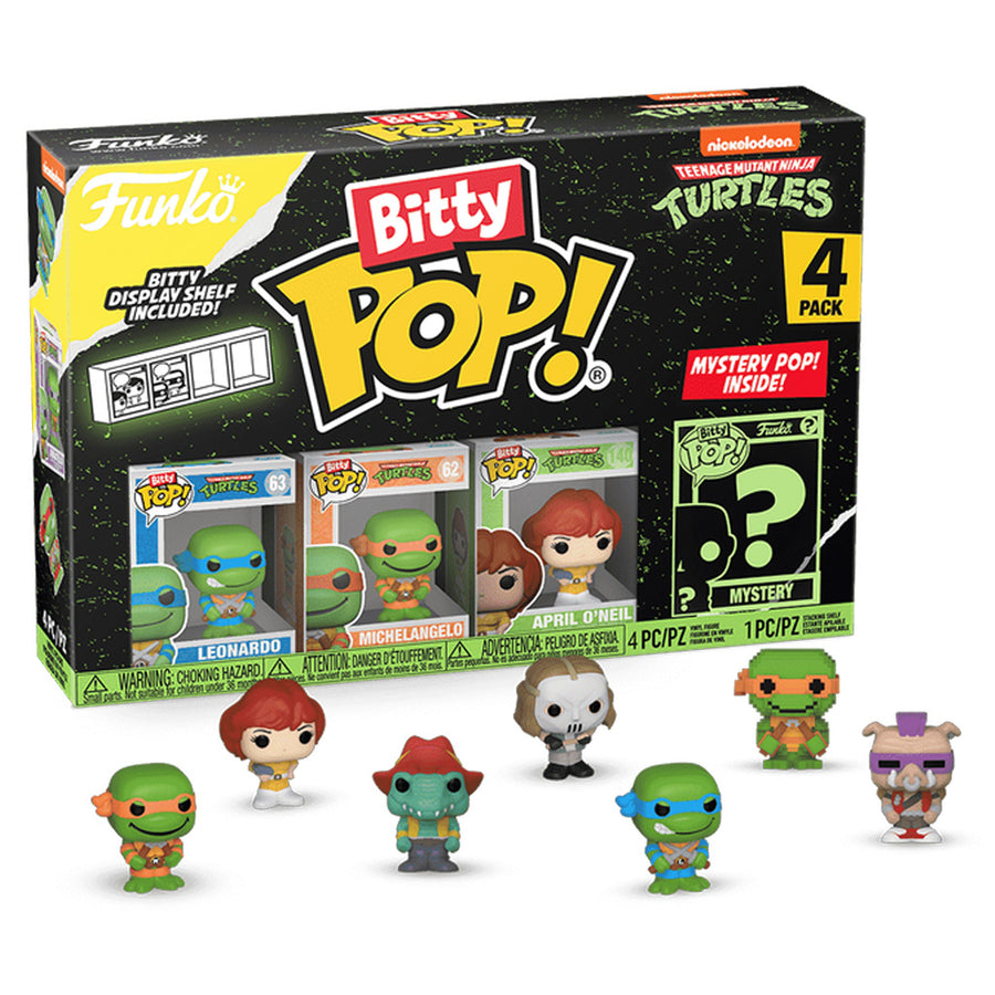 FUNKO BITTY POP TEENAGE MUTANT NINJA TURTLES 4-PACK - LEONARDO (71507) BRINDE
