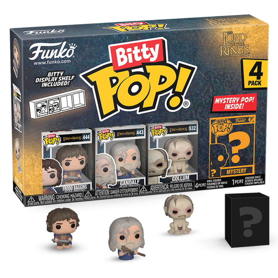 FUNKO BITTY POP THE LORD OF THE RINGS - FRODO 4-PACK (75456) BRINDE