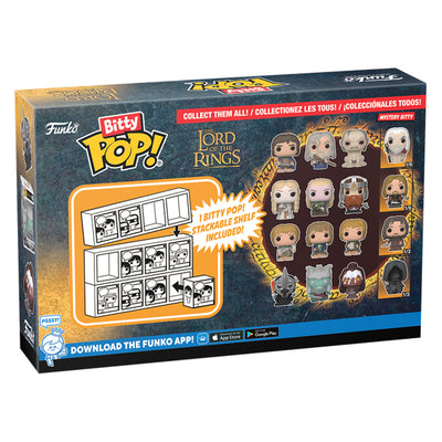FUNKO BITTY POP THE LORD OF THE RINGS - FRODO 4-PACK (75456)