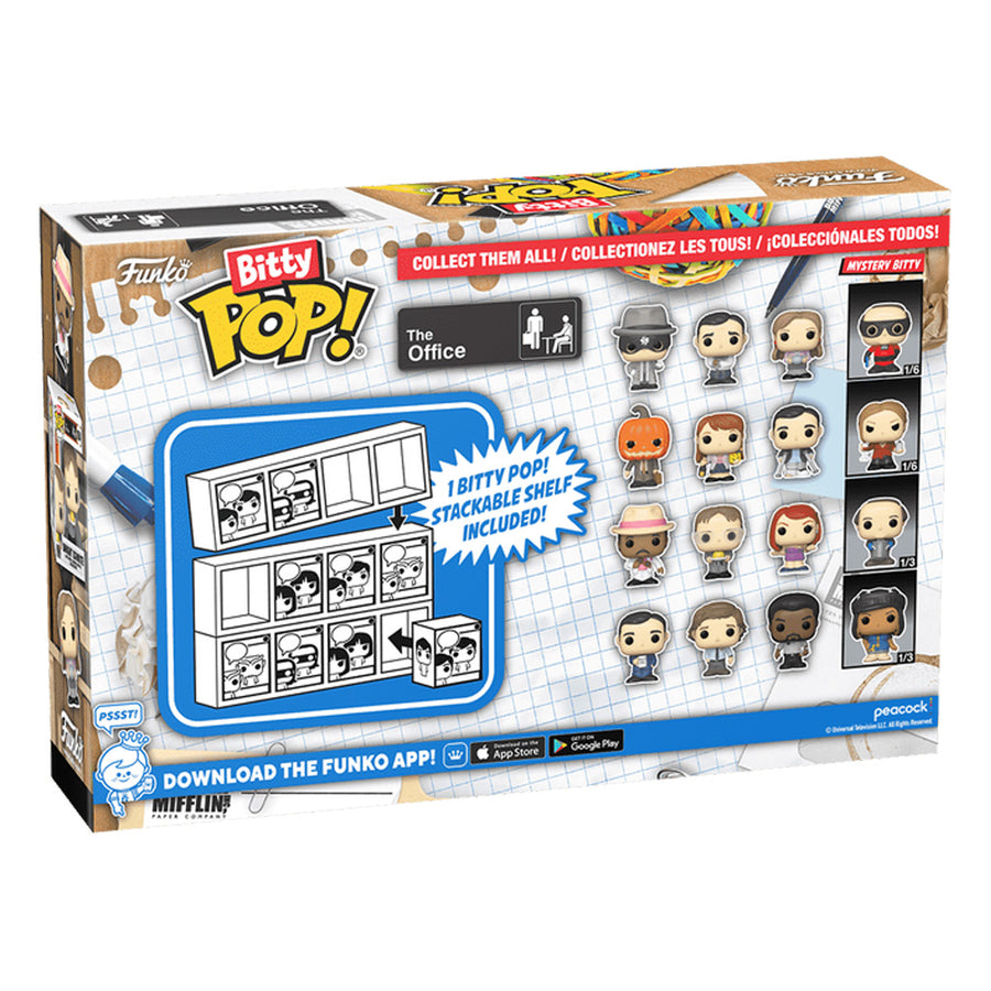 FUNKO BITTY POP THE OFFICE - DWIGHT 4-PACK (75485)