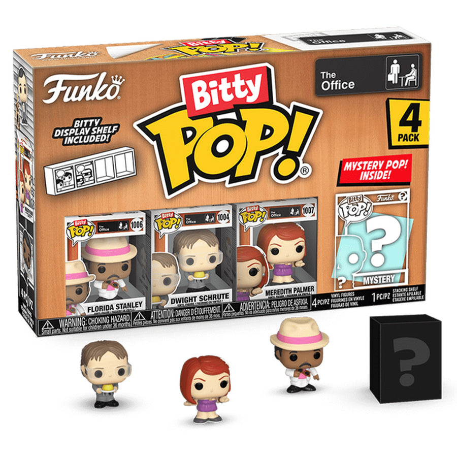 FUNKO BITTY POP THE OFFICE - STANLEY 4-PACK (75486) BRINDE
