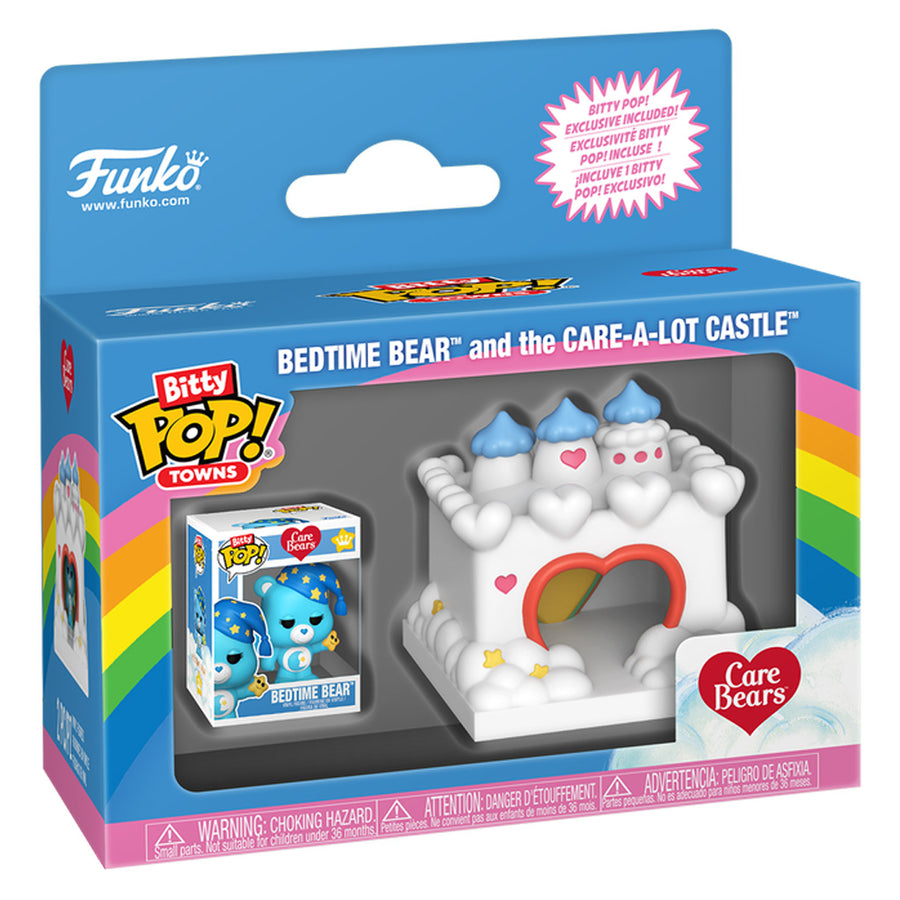 FUNKO BITTY POP TOWN CARE BERAS - BEDTIME BEAR AND THE CARE-A-LOT CASTLE (90114) BRINDE