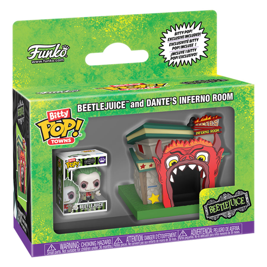 FUNKO BITTY POP TOWNS BEETLEJUICE - BEETLEJUICE AND DANTE'S INFERNO ROOM (85517) BRINDE