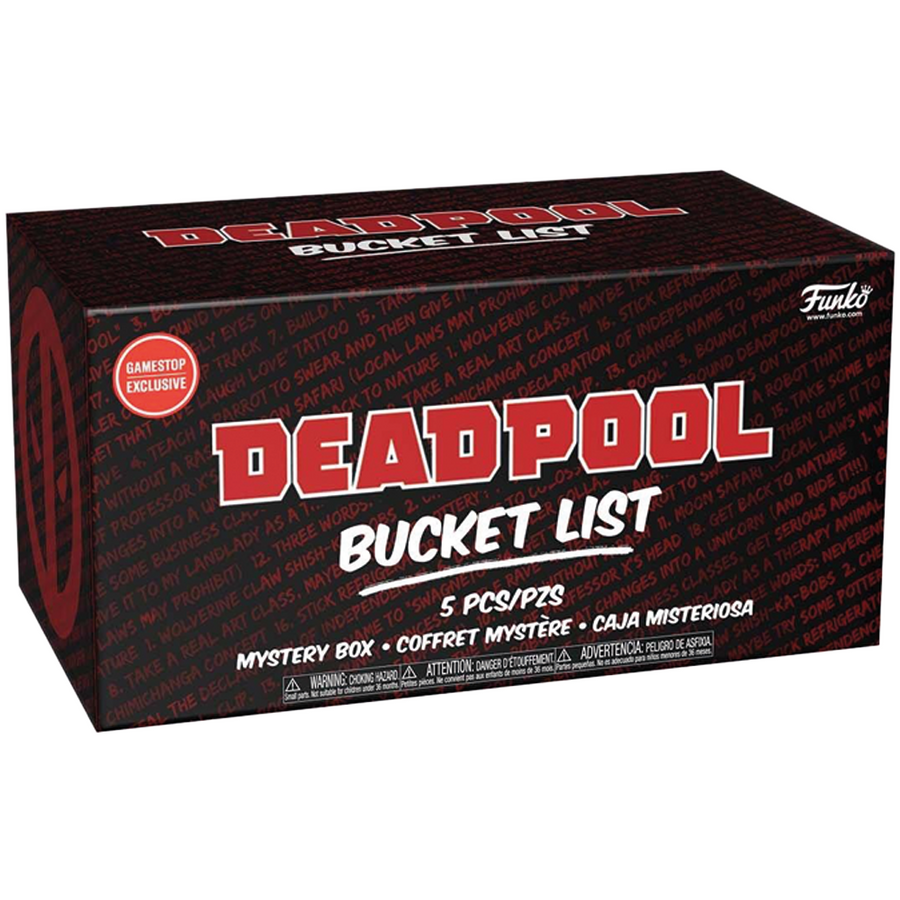 FUNKO BOX COLLECTORS MARVEL - DEADPOOL BUCKET LIST BRINDE