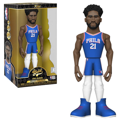FUNKO GOLD NBA SIXERS 12" - JOEL EMBIID (69345) BRINDE