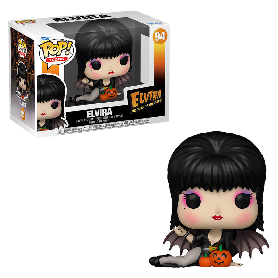 FUNKO ICONS ELVIRA MISTRESS OF THE DARK - ELVIRA 94 BRINDE