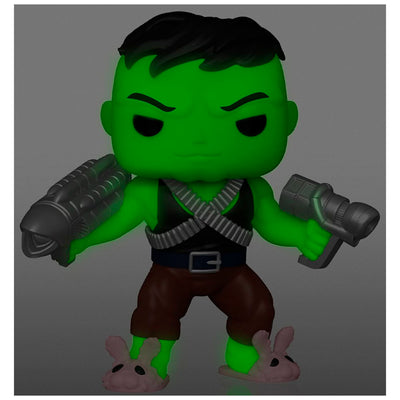 FUNKO POP MARVEL EXCLUSIVE - PROFESSOR HULK 705 (GLOW CHASE) (SUPER SIZED 6")