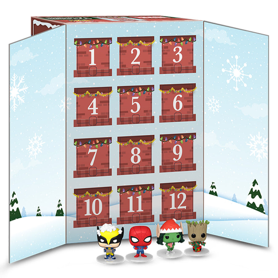 FUNKO POCKET POP CALENDAR ADVENT MARVEL 12 DAY COUNTDOWN (80990) BRINDE
