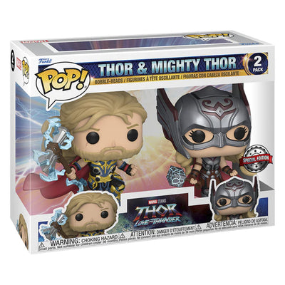 FUNKO POP 2-PACK MARVEL THOR: LOVE AND THUNDER - THOR AND MIGHTY THOR