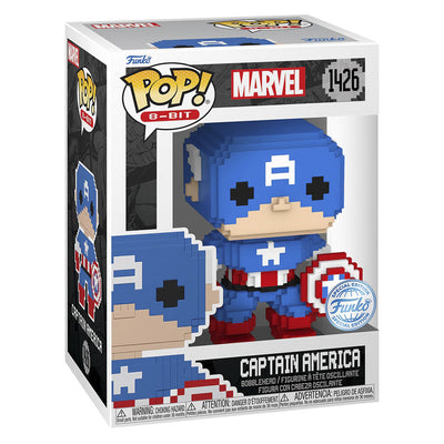 FUNKO POP 8-BIT MARVEL EXCLUSIVE - CAPTAIN AMERICA 1426