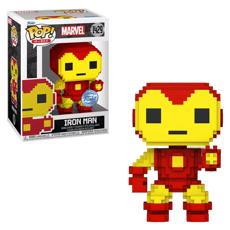 FUNKO POP 8-BIT MARVEL EXCLUSIVE - IRON MAN 1429 BRINDE