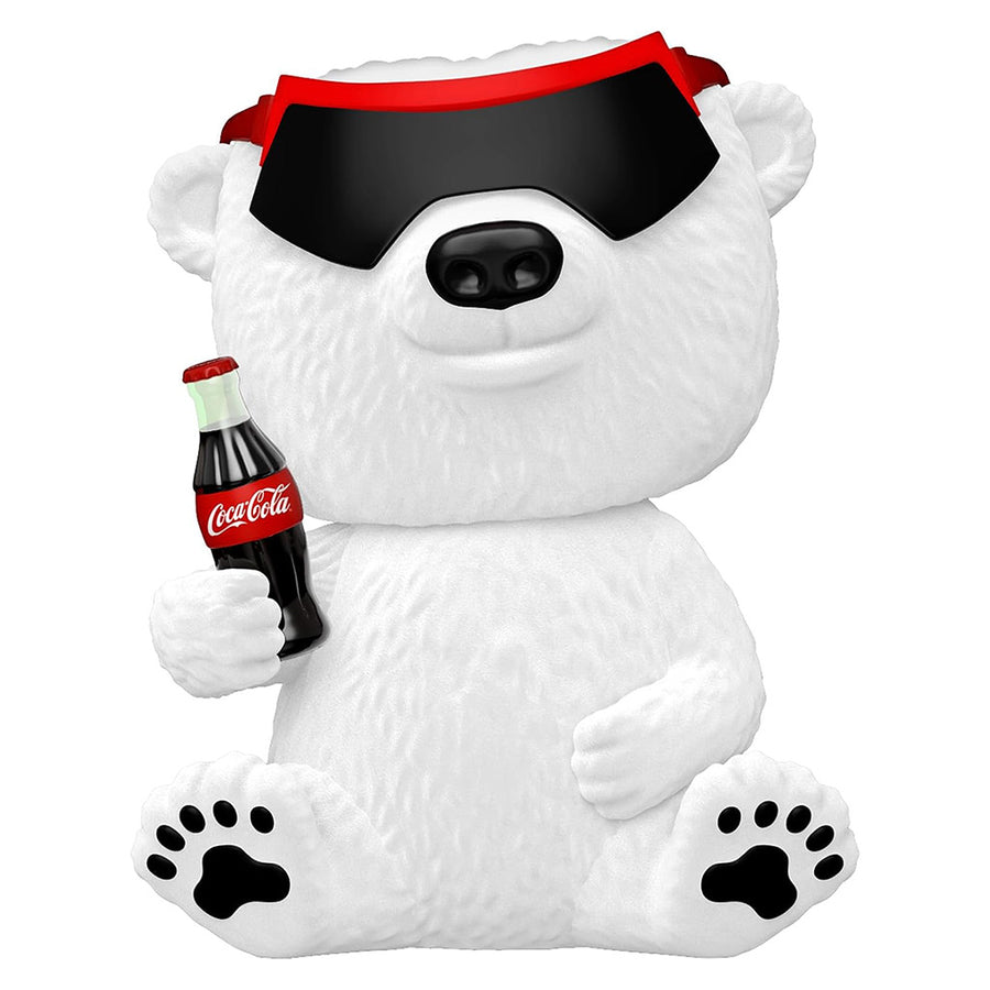FUNKO POP AD ICONS COCA-COLA EXCLUSIVE - 90S POLAR BEAR (FLOCKED) 158