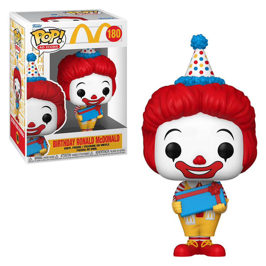 FUNKO POP AD ICONS MCDONALDS - BIRTHDAY RONALD MCDONALD 180 BRINDE